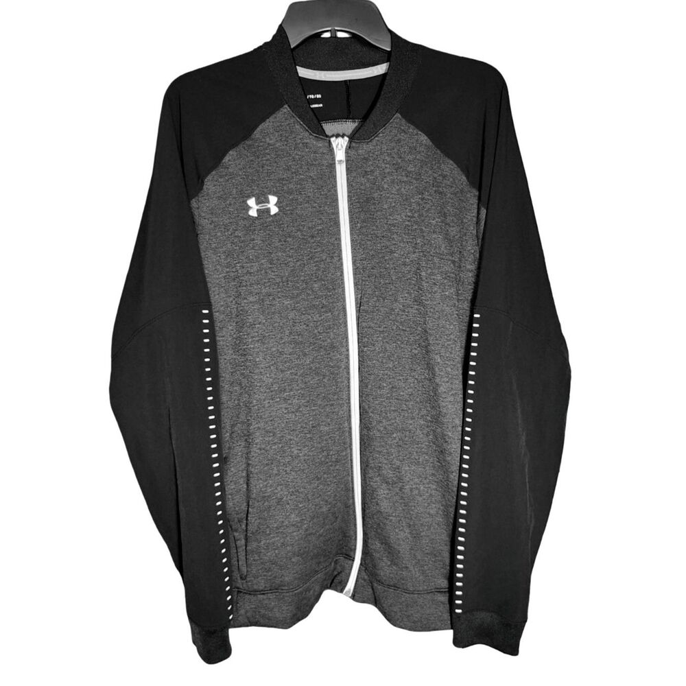 Under Armour Men's Knit Qualifier Hybrid Full-Zip Warm-Up Jacket